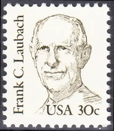 USA Michel 1707 / Scott 1864 postfrisch EINZELMARKE (a2) - Amerikanische Persönlichkeiten: Frank C. Laubach (1884-1970), Missionar und Philologe