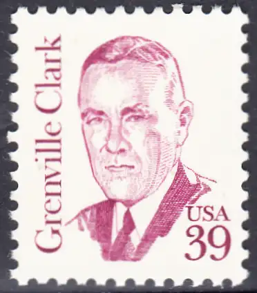 USA Michel 1730 / Scott 1867 postfrisch EINZELMARKE (a2) - Amerikanische Persönlichkeiten: Grenville Clark (1885-1967), Jurist