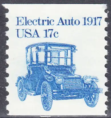 USA Michel 1492 / Scott 1906 postfrisch EINZELMARKE (a3) - Fahrzeuge: Elektroauto