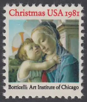 USA Michel 1513 / Scott 1939 postfrisch EINZELMARKE (a3) - Weihnachten: Madonna und Kind