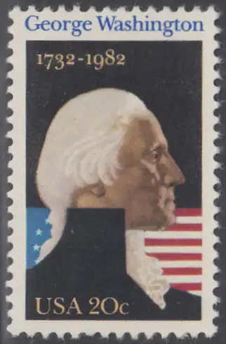 USA Michel 1530 / Scott 1952 postfrisch EINZELMARKE (a2) - George Washington (1732-1799), 1. Präsident