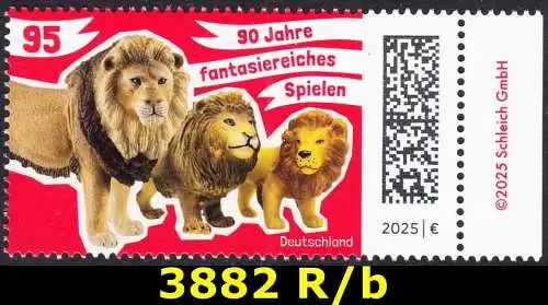 BUND 2025 Michel-# 3882 postfrisch EINZELMARKE RAND rechts (b)