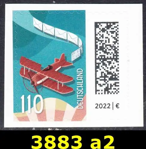 BUND 2025 Michel-# 3883 postfrisch EINZELMARKE (a2 / selbstklebend) 