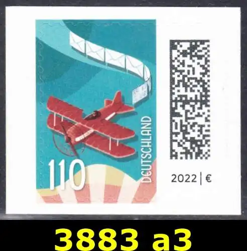 BUND 2025 Michel-# 3883 postfrisch EINZELMARKE (a3 / selbstklebend) 