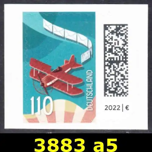 BUND 2025 Michel-# 3883 postfrisch EINZELMARKE (a5 / selbstklebend) 
