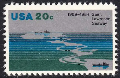 USA Michel 1700 / Scott 2091 postfrisch EINZELMARKE - 25 Jahre St.-Lorenz-Seeweg