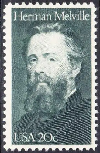 USA Michel 1703 / Scott 2094 postfrisch EINZELMARKE - Herman Melville. Schriftsteller