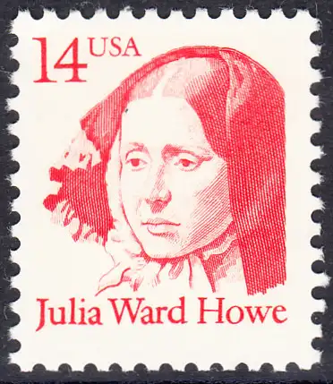 USA Michel 1866 / Scott 2176 postfrisch EINZELMARKE (a2) - Amerikanische Persönlichkeiten: Julia Ward Howe (1819-1910), Sozialreformerin