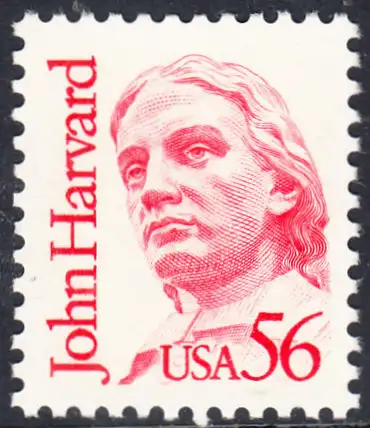USA Michel 1844 / Scott 2190 postfrisch EINZELMARKE - Amerikanische Persönlichkeiten: John Harvard (1607-1638), Theologe