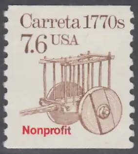 USA Michel 2002 / Scott 2255 postfrisch EINZELMARKE (a2) - Fahrzeige: Karren