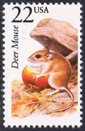 USA Michel 1921 / Scott 2324 postfrisch EINZELMARKE - Nordamerikanische Fauna: Hirschmais