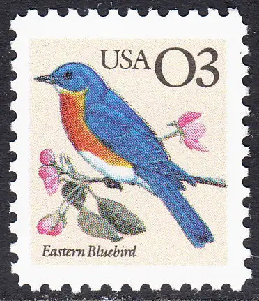 USA Michel 2150 / Scott 2478 postfrisch EINZELMARKE (a1) - Tiere: Rotkehl-Hüttensänger