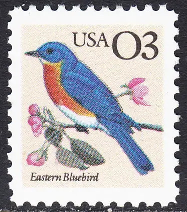 USA Michel 2150 / Scott 2478 postfrisch EINZELMARKE (a2) - Tiere: Rotkehl-Hüttensänger
