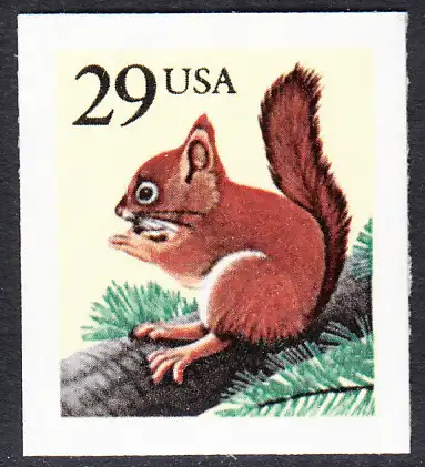 USA Michel 2385 / Scott 2489 postfrisch EINZELMARKE (a2) - Tiere: Eichhörnchen 