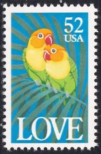 USA Michel 2133 / Scott 2537 postfrisch EINZELMARKE (a2) - Grußmarke: Pfirsichköpfchen