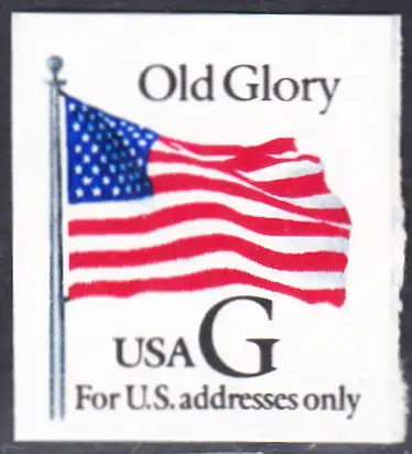USA Michel 2536F / Scott 2886 postfrisch EINZELMARKE (a2) - Flagge \"Old Glory\" 
