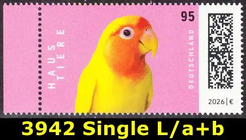 BUND 2026 Michel-# 3942 postfrisch EINZELMARKE RAND links (b)