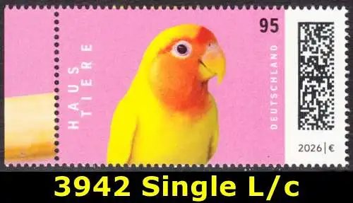 BUND 2026 Michel-# 3942 postfrisch EINZELMARKE RAND links (c)