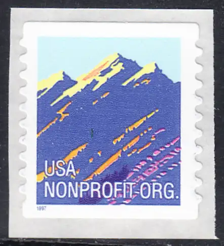 USA Michel 2701 / Scott 2904B postfrisch EINZELMARKE (a1) - Gebirgszug