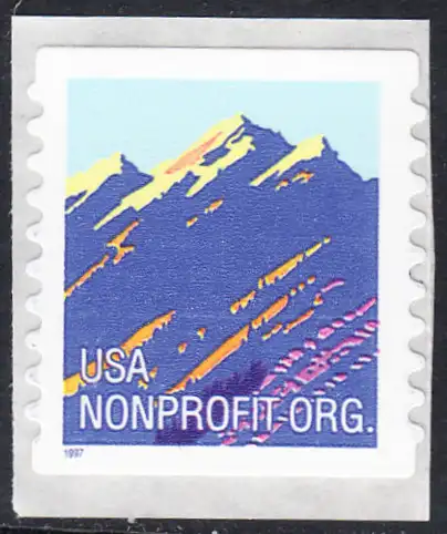 USA Michel 2701 / Scott 2904B postfrisch EINZELMARKE (a2) - Gebirgszug