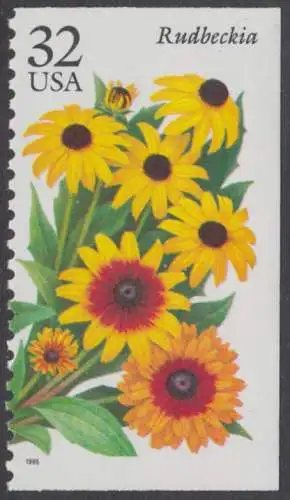 USA Michel 2641 / Scott 2997 postfrisch EINZELMARKE (aus Markenheftchen) - Gartenblumen des Herbstes: Rudbeckien