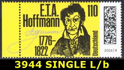 BUND 2026 Michel-# 3944 postfrisch EINZELMARKE RAND links (b)