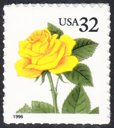 USA Michel 2795 / Scott 3049 postfrisch EINZELMARKE (a4) - Blumen: Rose