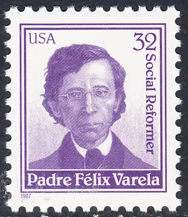 USA Michel 2891 / Scott 3166 postfrisch EINZELMARKE - Felix Francisco de la Concepcion Varela y Morales