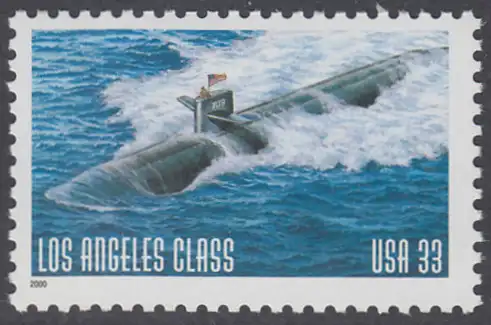 USA Michel 3261 / Scott 3372 postfrisch EINZELMARKE - Submarine LA Class