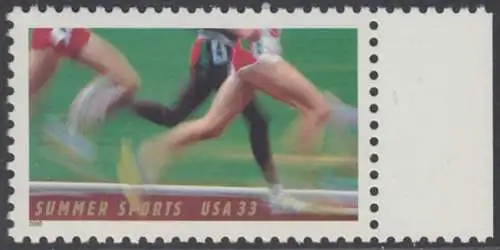 USA Michel 3307 / Scott 3397 postfrisch EINZELMARKE RAND rechts - Sommer-Sport