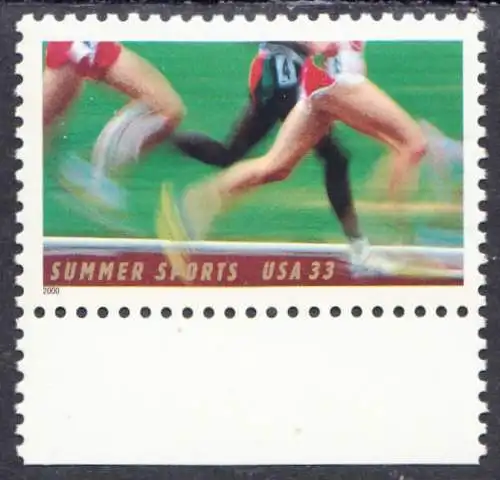 USA Michel 3307 / Scott 3397 postfrisch EINZELMARKE RAND unten - Sommer-Sport