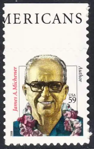 USA Michel 4369 / Scott 3427A postfrisch EINZELMARKE RAND oben - Herausragende Amerikaner: James Nichener