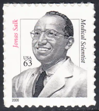 USA Michel 4047 / Scott 3428 postfrisch EINZELMARKE - Herausragende Amerikaner: Jonas Salk