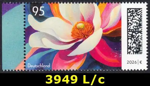 BUND 2026 Michel-# 3949 postfrisch EINZELMARKE RAND links (c)
