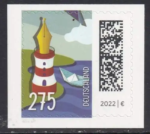 BUND 2022 Michel-# 3668 postfrisch EINZELMARKE MH (a1)