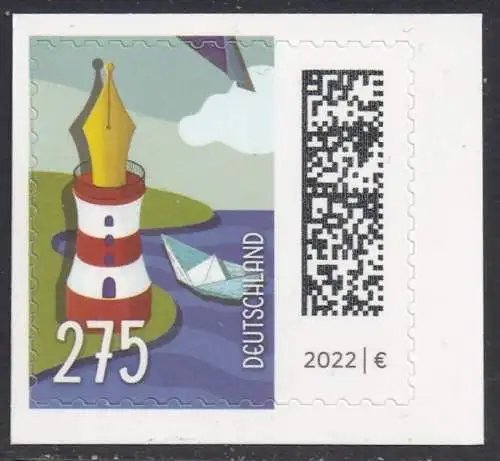 BUND 2022 Michel-# 3668 postfrisch EINZELMARKE MH (a2)