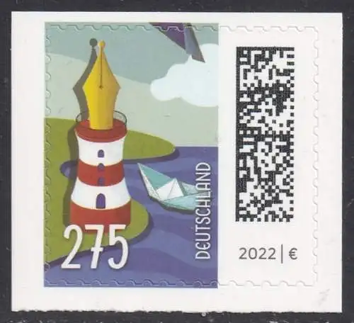 BUND 2022 Michel-# 3668 postfrisch EINZELMARKE MH (a3)
