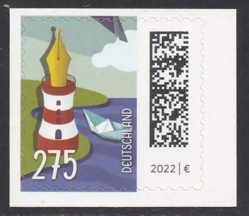 BUND 2022 Michel-# 3668 postfrisch EINZELMARKE MH (a4)