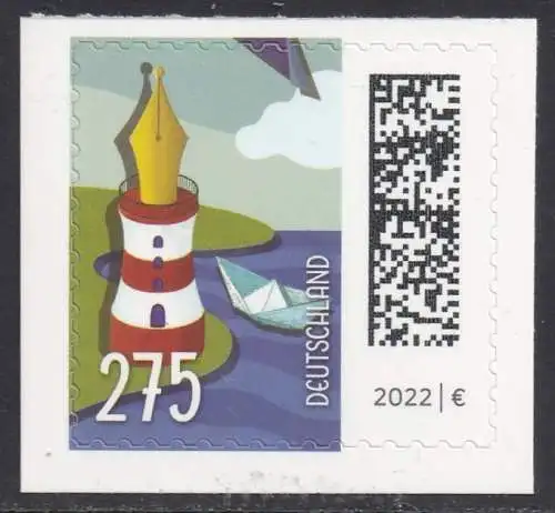 BUND 2022 Michel-# 3668 postfrisch EINZELMARKE MH (a5)