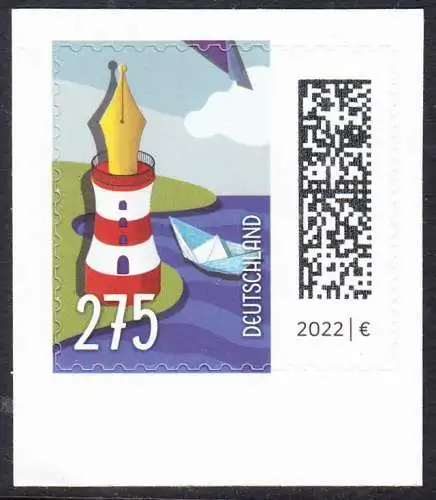 BUND 2022 Michel-# 3668 postfrisch EINZELMARKE MH (b1)