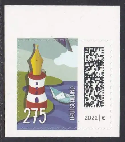 BUND 2022 Michel-# 3668 postfrisch EINZELMARKE MH (t1)