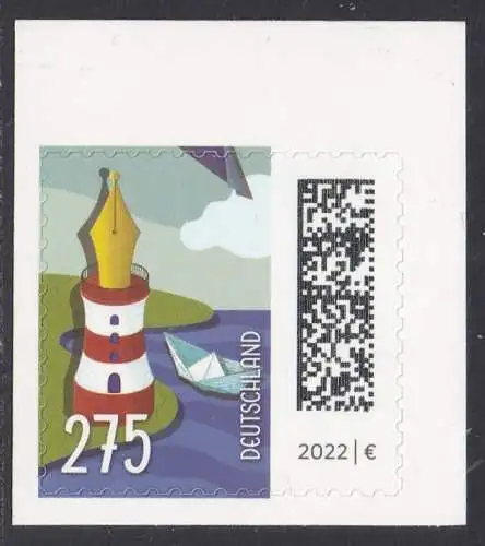 BUND 2022 Michel-# 3668 postfrisch EINZELMARKE MH (t2)