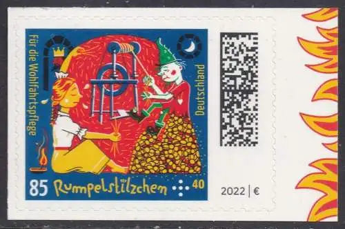 BUND 2022 Michel-# 3669 postfrisch EINZELMARKE MH (a2)