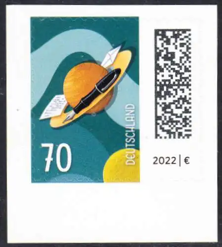 BUND 2022 Michel-# 3678 postfrisch EINZELMARKE MH (b1)