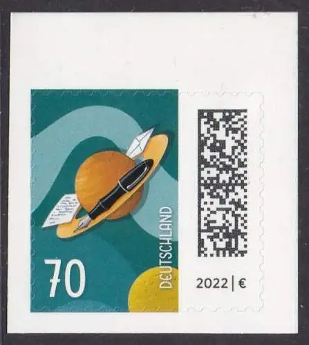 BUND 2022 Michel-# 3678 postfrisch EINZELMARKE MH (t2)