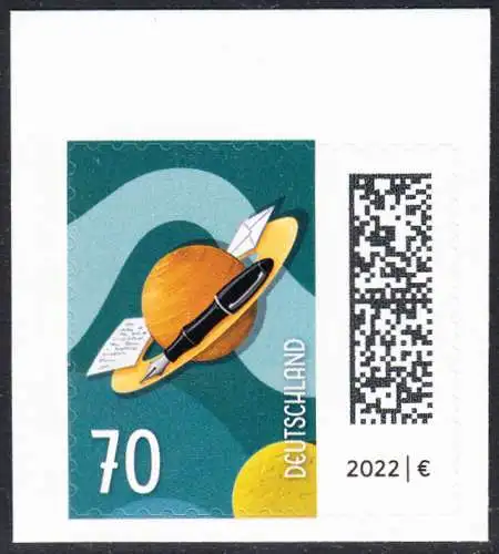 BUND 2022 Michel-# 3678 postfrisch EINZELMARKE MH (t4)