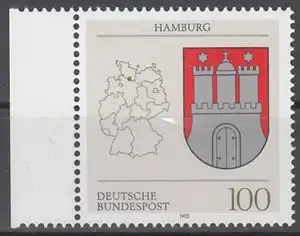 hc000.043 - Bund Mi.Nr. 1591 ** vom Seitenrand