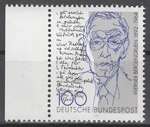 hc000.047 - Bund Mi.Nr. 1629 ** vom Seitenrand