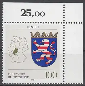 hc000.053 - Bund Mi.Nr. 1660 ** Bogenecke oben rechts