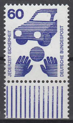 hc000.087 - Bund Mi.Nr. 701A ** vom Unterrand